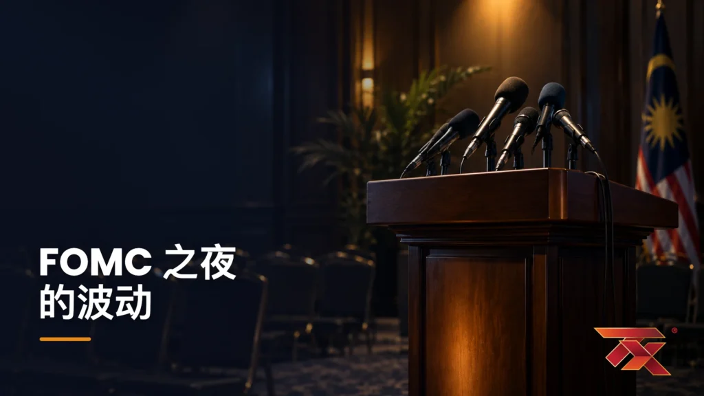 空荡的新闻发布会讲台与麦克风